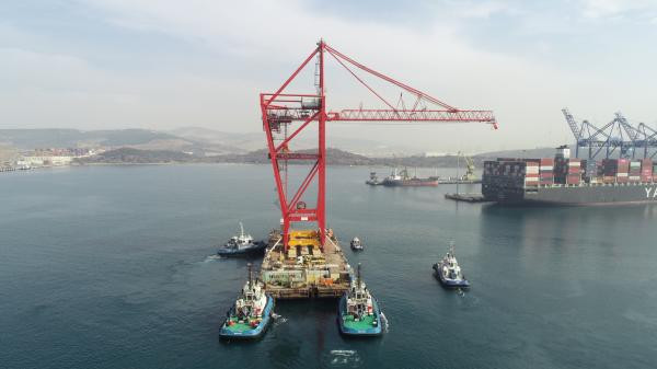 Nemport Liebherr 2 adet STS Liman Vinci Taşınması ve Kurulumu
