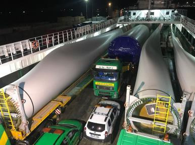 Dere Cons. Goldwind/ 7 Adet GOLDWIND rüzgar türbinin taşıması ve kurulumu