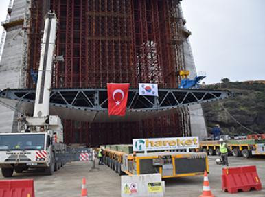 Hyundai Steel Blok Taşıma/3.Boshoros Bridge Project