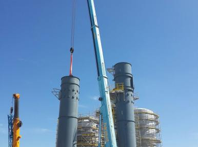 Mardin Mazıdağı Gübre Fabrikası İnşaatı - Vinç / Manlift / Telehandler Hizmeti