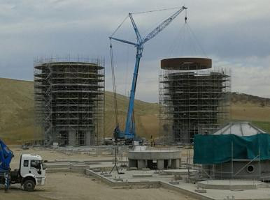Mardin Mazıdağı Gübre Fabrikası İnşaatı - Vinç / Manlift / Telehandler Hizmeti