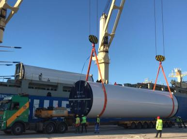Aksu Rüzgar Enerji Santrali (RES) Türbin Montajı