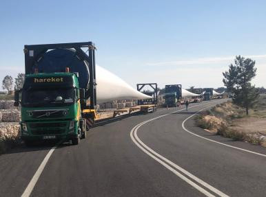 Aksu Rüzgar Enerji Santrali (RES) Türbin Montajı