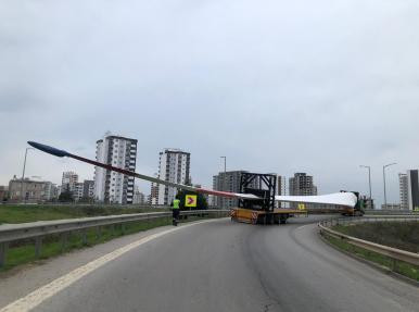 Aksu Rüzgar Enerji Santrali (RES) Türbin Montajı