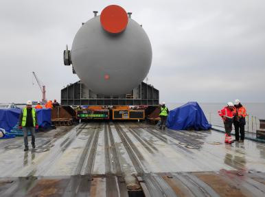 Çimtaş Gemlik - Gemlik Borusan port slug catcher taşıması