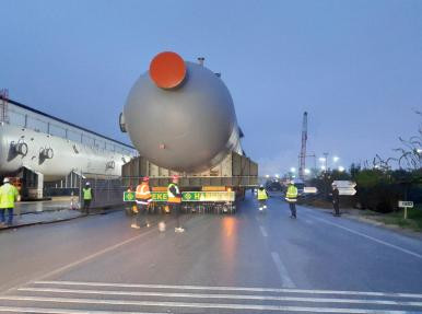 Çimtaş Gemlik - Gemlik Borusan port slug catcher taşıması