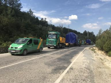 Kemerköy-Yeniköy Stator Taşıması