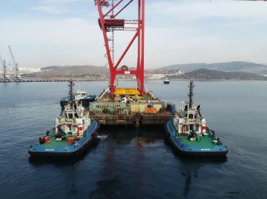 Nemport Liebherr 2 adet STS Liman Vinci Taşınması ve Kurulumu