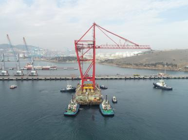 Nemport Liebherr 2 adet STS Liman Vinci Taşınması ve Kurulumu