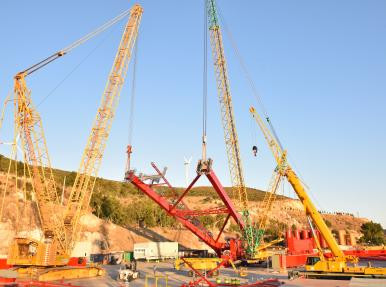 Nemport Liebherr 2 adet STS Liman Vinci Taşınması ve Kurulumu