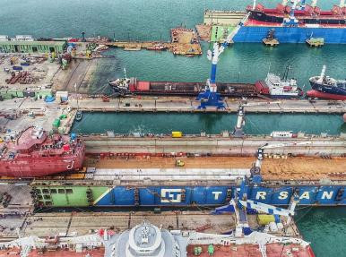 Yalova Tersan Tersanecilik gemi boşaltma operasyonu