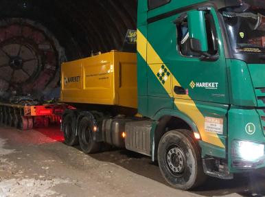 Bilecik - Dismantling of a TBM Main Bearing