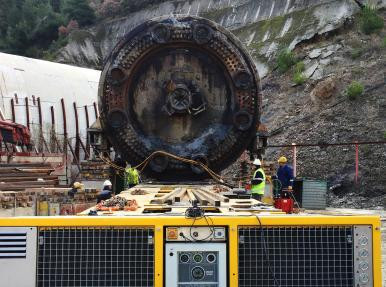 Bilecik - Dismantling of a TBM Main Bearing