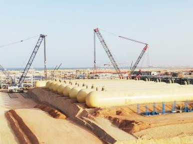 Duqm Rafinerisi LPG Bullet Tank projesi