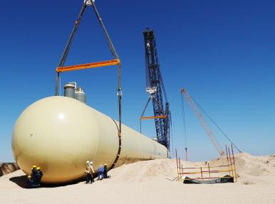 Duqm Rafinerisi LPG Bullet Tank projesi