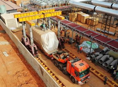 Generator Set installation at Republic of the Niger Goudel Power Plant