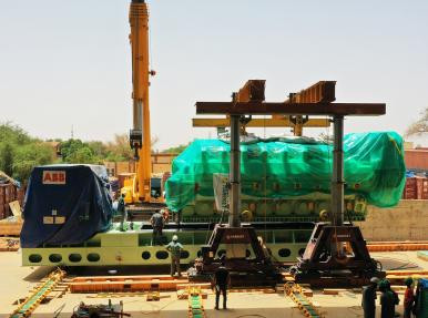 Generator Set installation at Republic of the Niger Goudel Power Plant