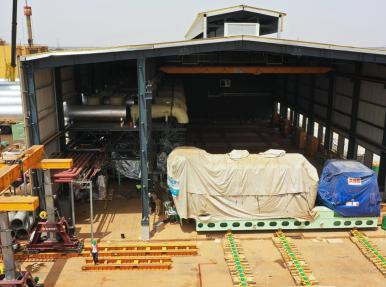 Generator Set installation at Republic of the Niger Goudel Power Plant