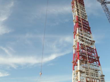 Flare Stack Module Installation at Duqm Refinery