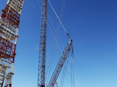 Flare Stack Module Installation at Duqm Refinery