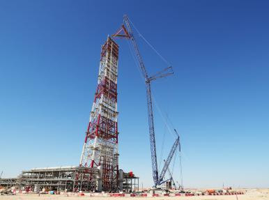 Flare Stack Module Installation at Duqm Refinery