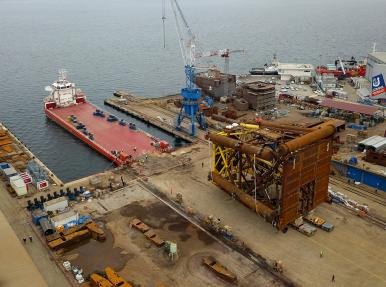 650 Tonluk Load-Out operasyonları