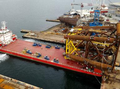 650 Tonluk Load-Out operasyonları