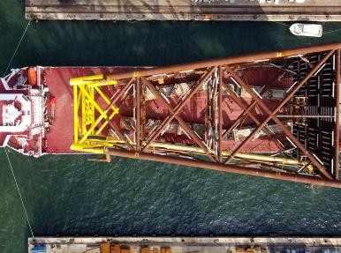 650 Tonluk Load-Out operasyonları