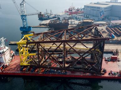 650 Tonluk Load-Out operasyonları