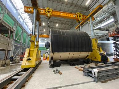 Hidrolik Gantry ile Yankee Cylinder montajı