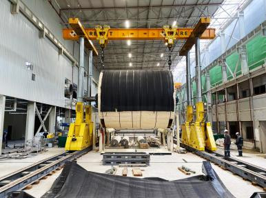 Hidrolik Gantry ile Yankee Cylinder montajı