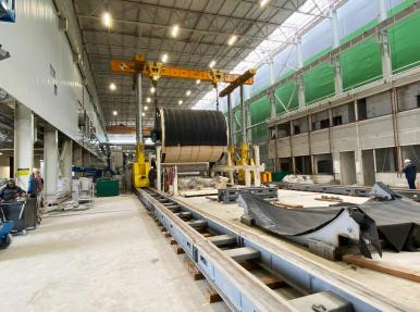 Hidrolik Gantry ile Yankee Cylinder montajı