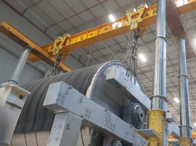 Hidrolik Gantry ile Yankee Cylinder montajı