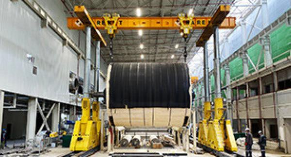 Hidrolik Gantry ile Yankee Cylinder montajı