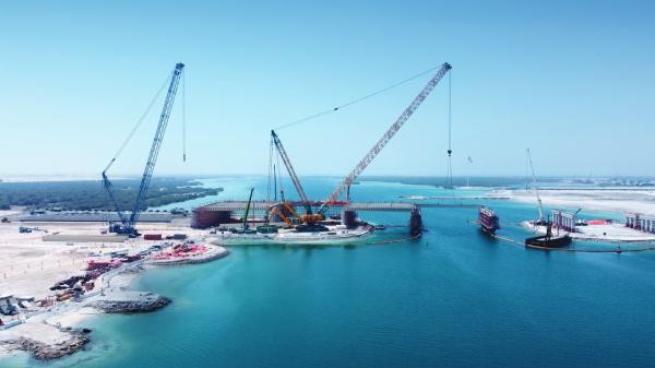 Projet de pont de l'île Ramhan à Abou Dhabi