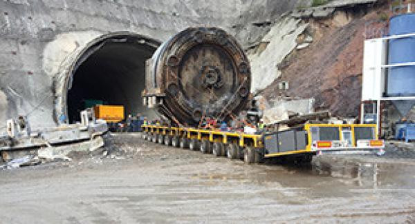 Bilecik - Dismantling of a TBM Main Bearing